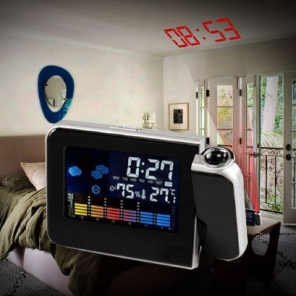 Ceas cu cristale lichide, proiector și stație meteo | DIGISTATION