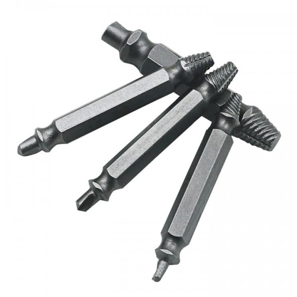 SET 4x Burghie extractoare pentru suruburi defecte sau rupte