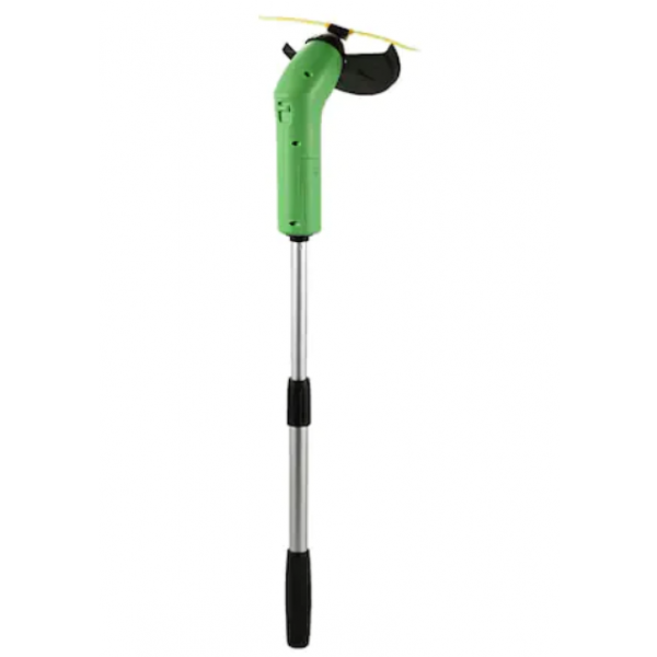 Trimmer portabil cu brat extensibil, functionare pe baterii pentru gazon