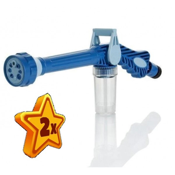 OFERTA 1+1 Pistol de spalat cu 8 tipuri de jet
