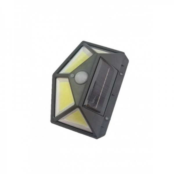 Lampa Solara De Exterior 80LED, 1W, Senzor Miscare, Lumina Rece
