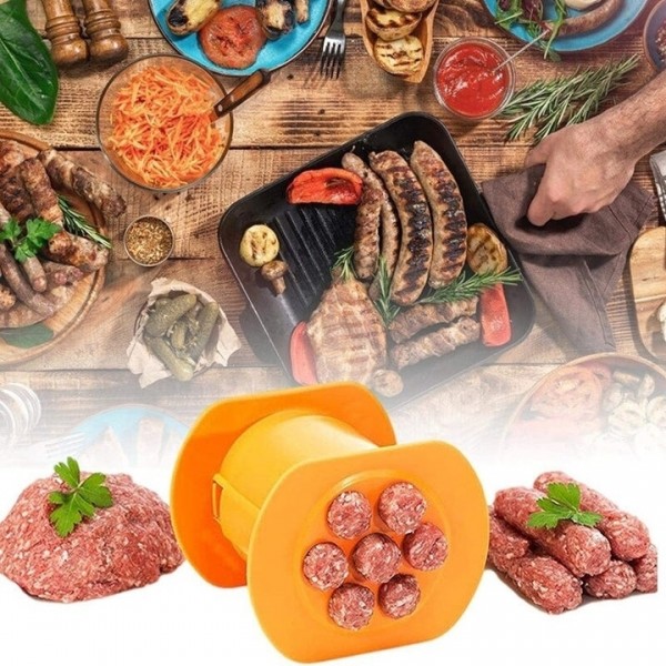 Dispozitiv profesional de facut carnati si mici