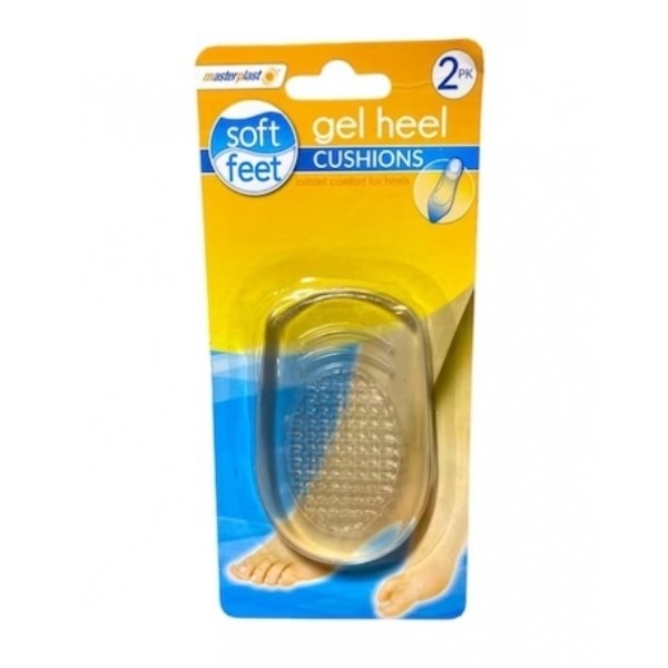 Talonete din gel pentru calcaie, transparente, 2 bucati