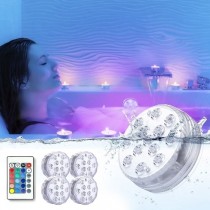 LUMINI LED REZISTENTE LA APĂ (4 BUC)