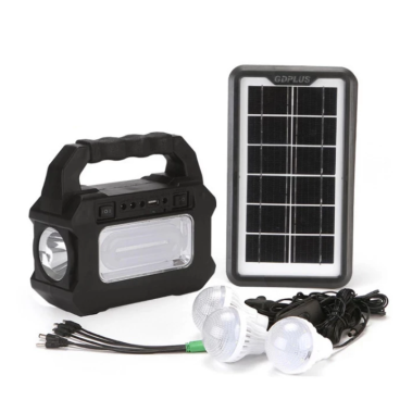 Sistem panou solar portabil 3 becuri, incarcare telefon, lanterna